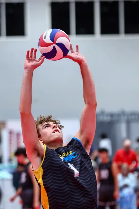 Youth volleyball action photography at AAU volleyball