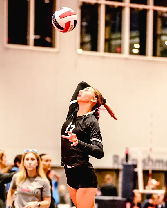 Youth volleyball action photography