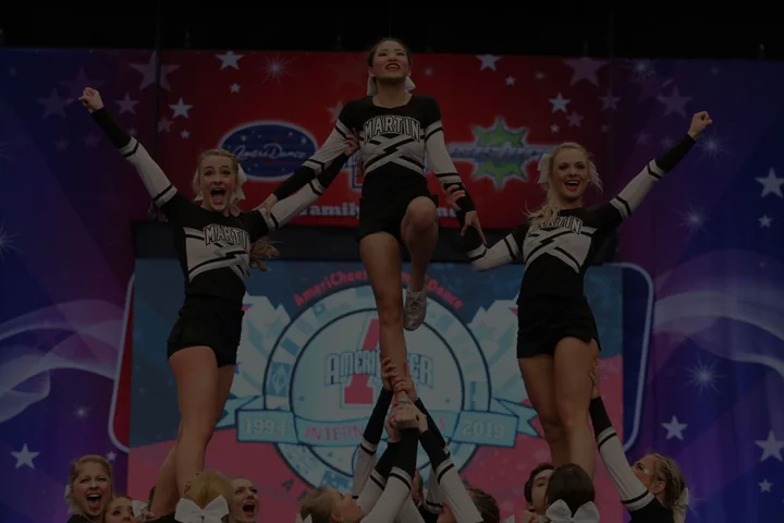 Cheer and dance action photography at Americheer