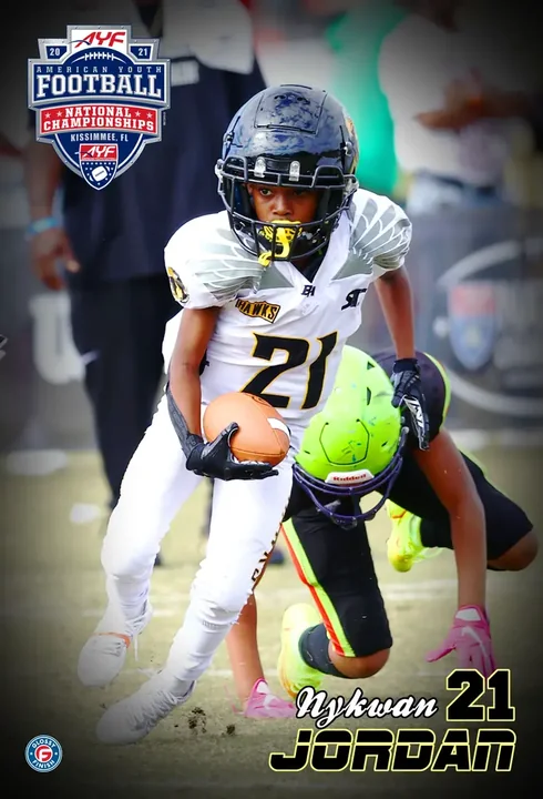 Custom player poster from the 2021 AYF National Championships