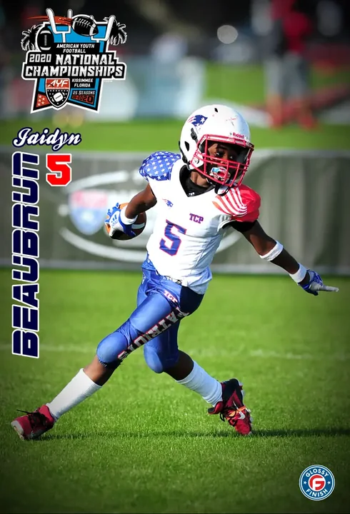 Custom player poster from the 2020 AYF National Championships