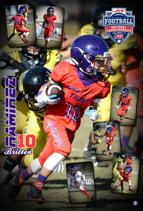 Custom player poster from the 2021 AYF National Championships