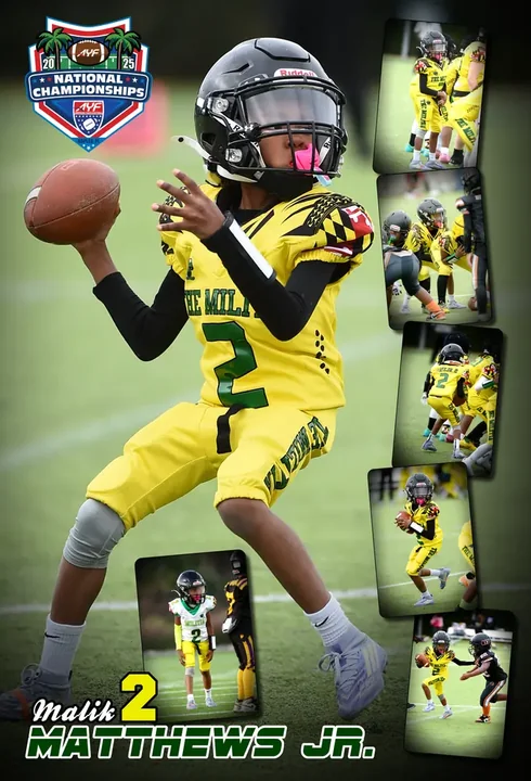 Custom player poster from the 2025 AYF National Championships