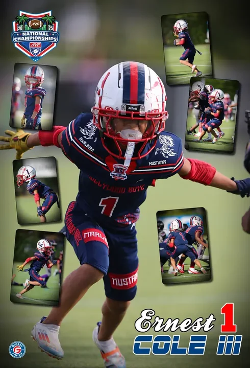 Custom player poster from the 2025 AYF National Championships