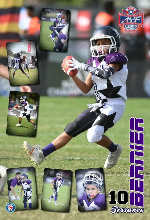 Custom player poster from the 2019 AYF National Championships