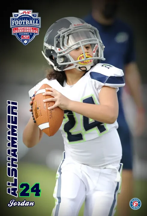Custom player poster from the 2021 AYF National Championships