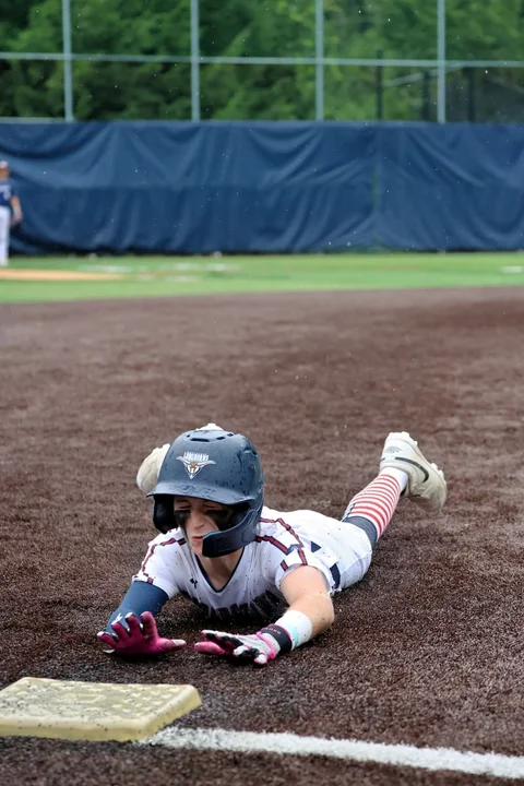Youth baseball action photography at Cooperstown All Star Village
