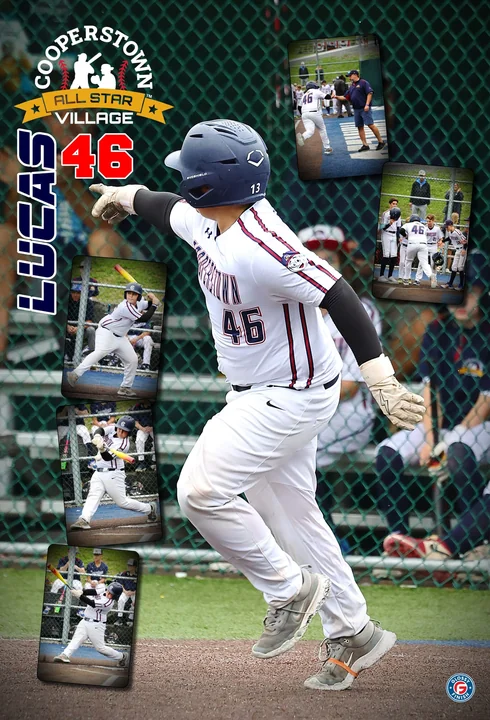 Custom action poster, Cooperstown All Star Village