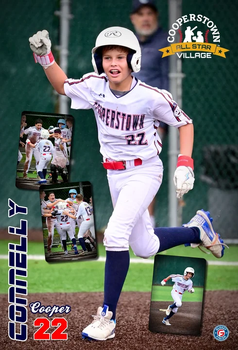 Custom action poster, Cooperstown All Star Village