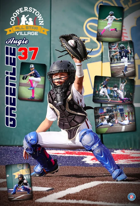Custom action poster, Cooperstown All Star Village