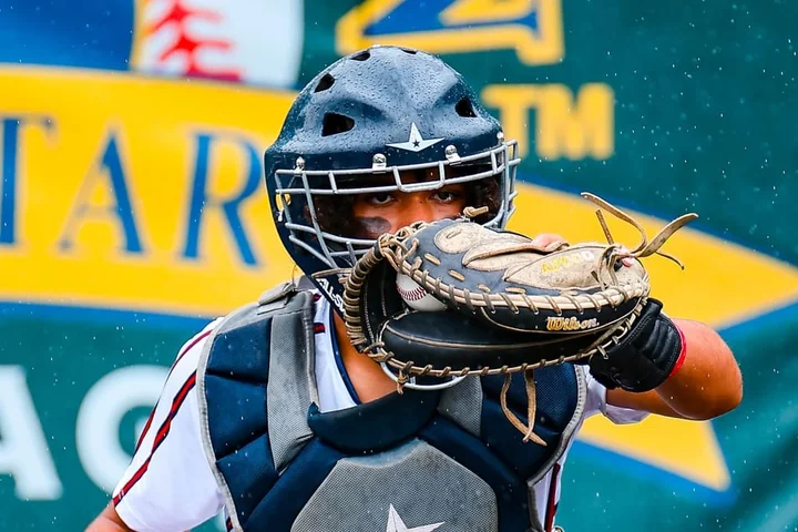 Youth baseball action photography at Cooperstown All Star Village