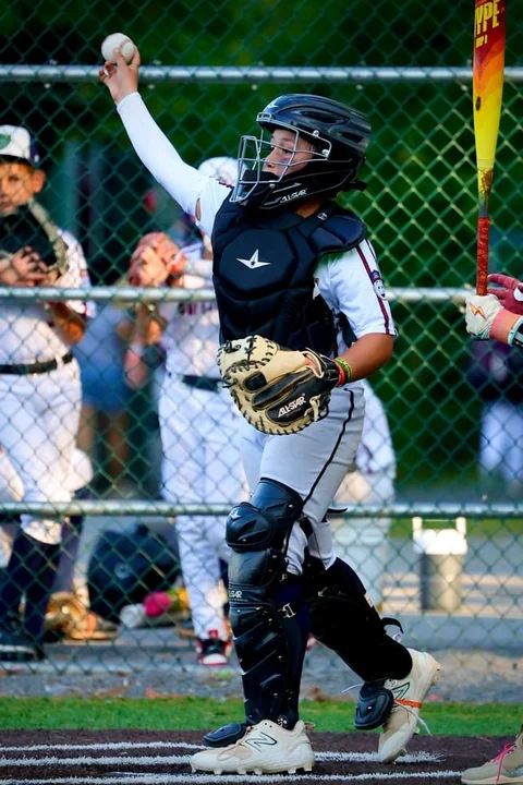 Youth baseball action photography at Cooperstown All Star Village
