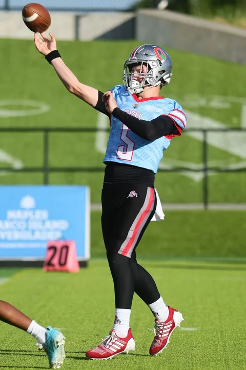 Youth football action photography at the FBU National Championship