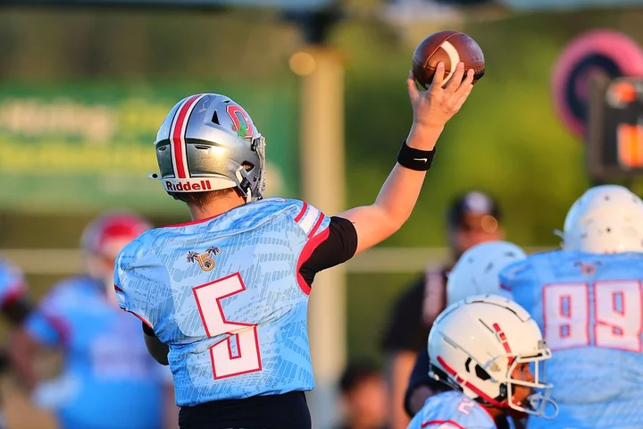 Youth football action photography at the FBU National Championship