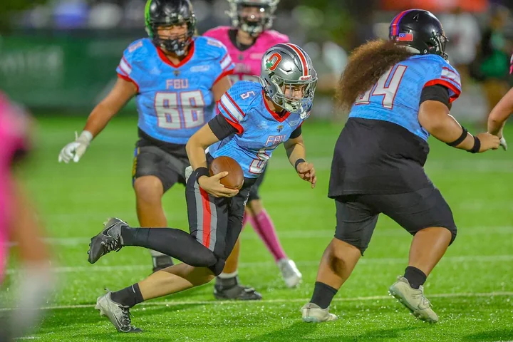Youth football action photography at the FBU National Championship