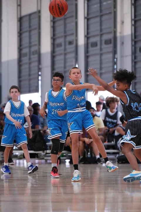 Youth basketball action photography at Phenom Basketball National Camp