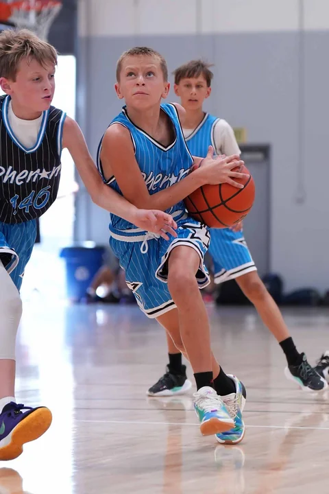 Youth basketball action photography at Phenom Basketball National Camp
