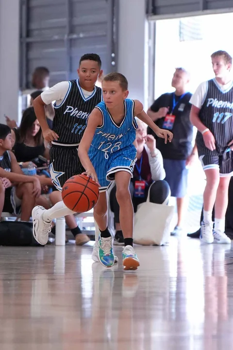 Youth basketball action photography at Phenom Basketball National Camp