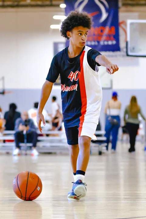 Guard in navy directing teammates