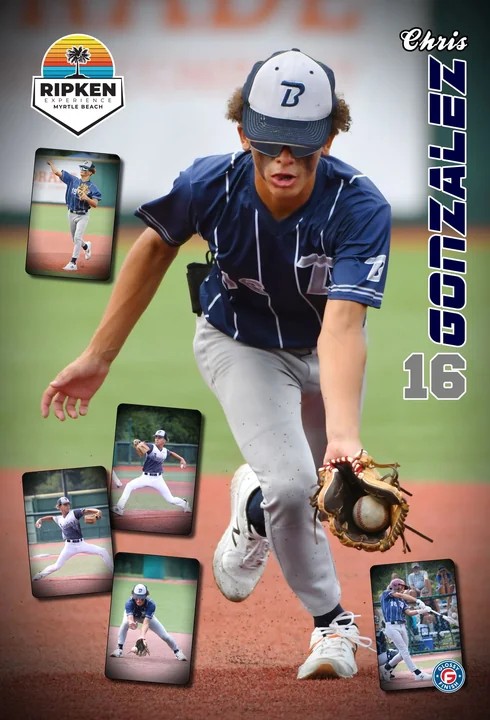 Custom action poster, Ripken Experience