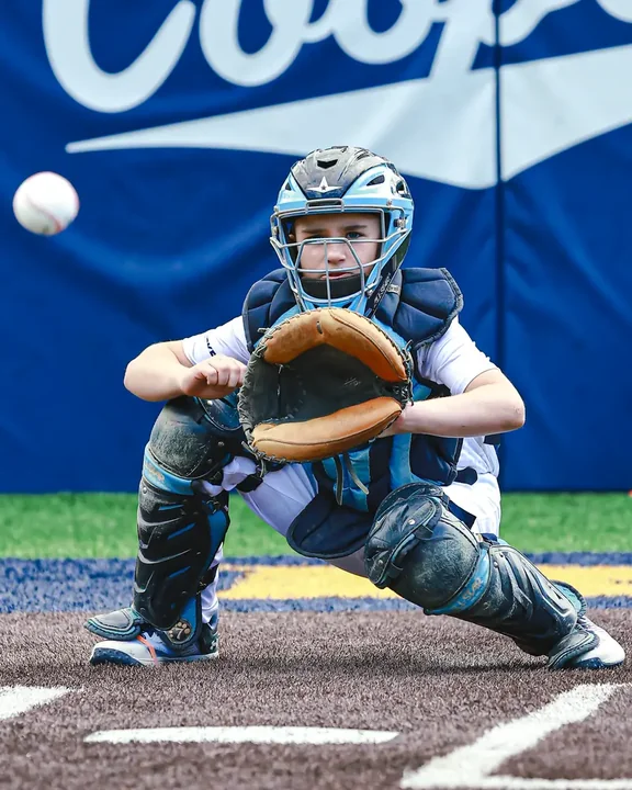 Youth baseball action photography