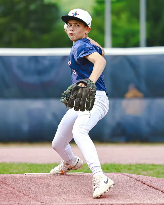 Youth baseball action photography