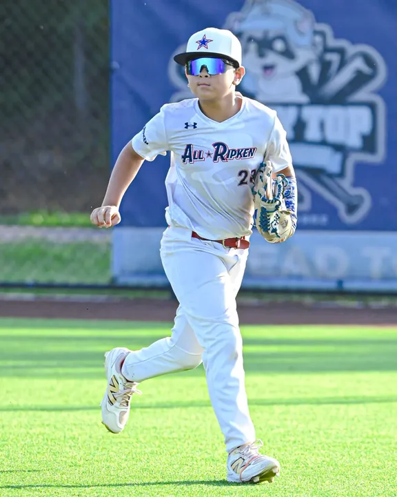 Youth baseball action photography