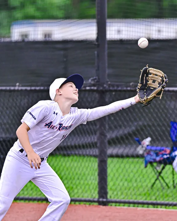 Youth baseball action photography