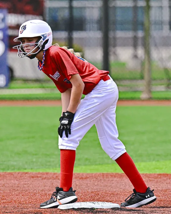 Youth baseball action photography
