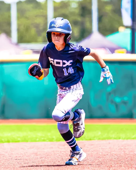 Youth baseball action photography