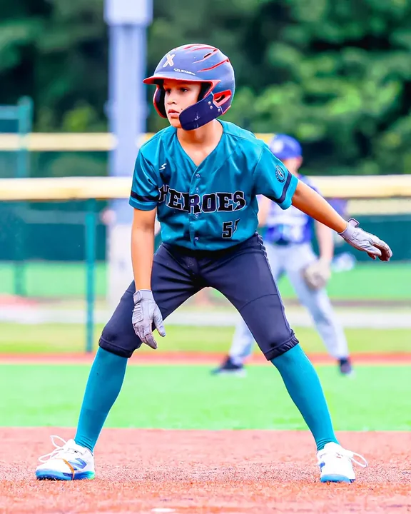 Youth baseball action photography