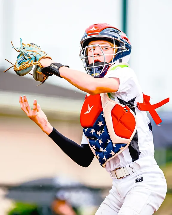 Youth baseball action photography