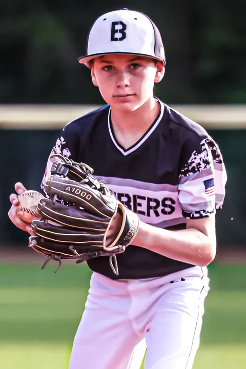 Youth baseball action photography