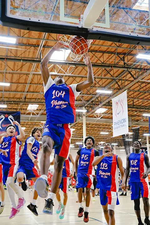 Youth basketball action photography