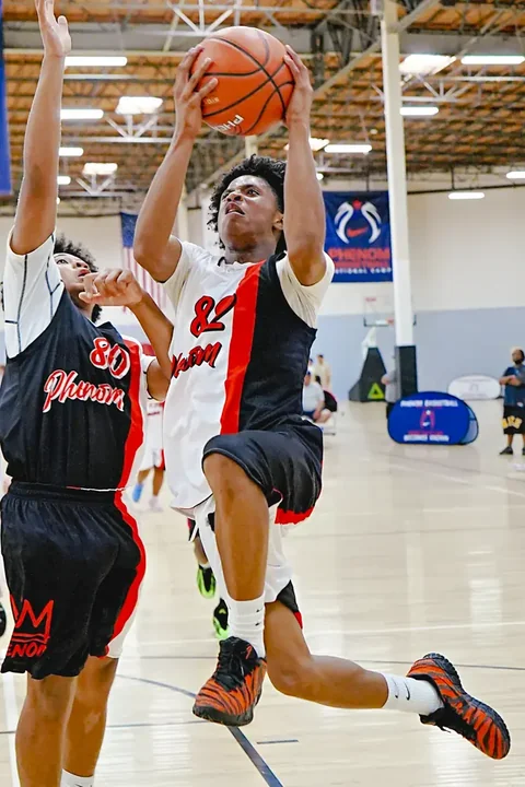 Youth basketball action photography