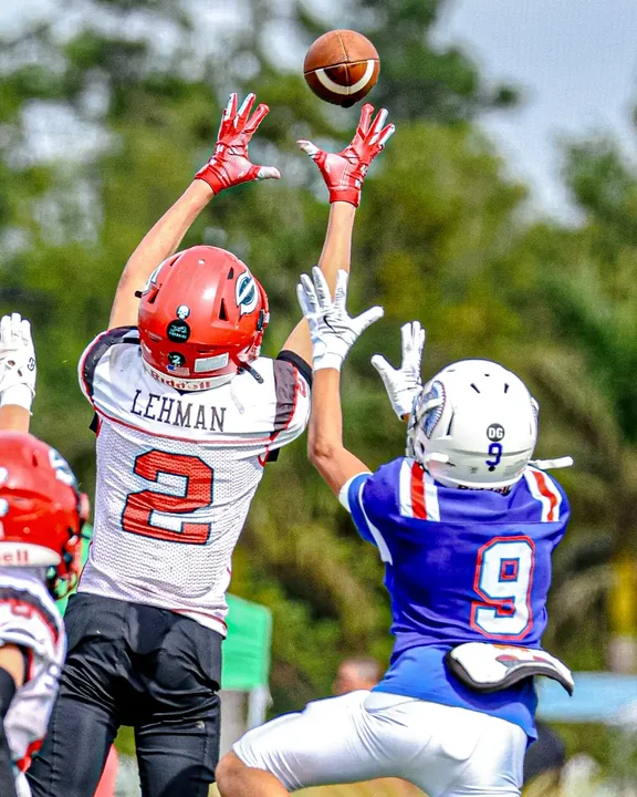 Youth football action photography