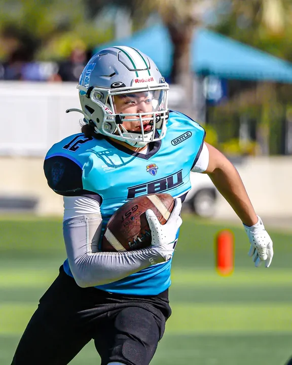 Youth football action photography