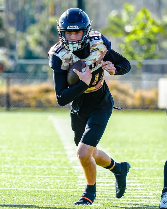 Youth football action photography