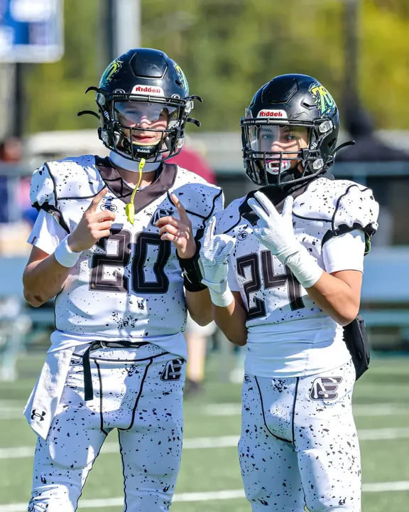 Youth football action photography