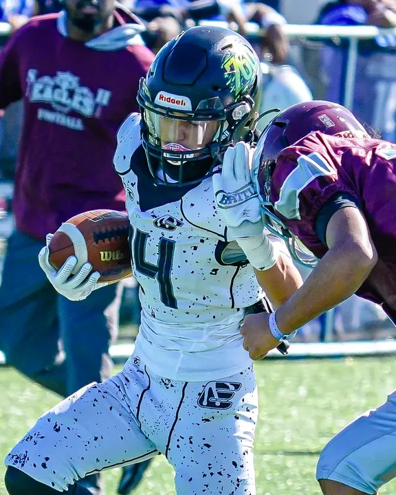 Youth football action photography