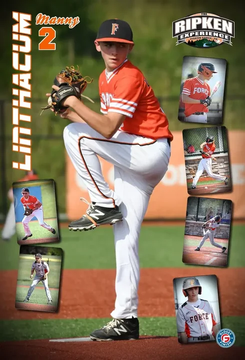 Custom player poster from The Ripken Experience