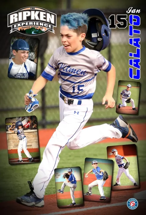 Custom player poster from The Ripken Experience