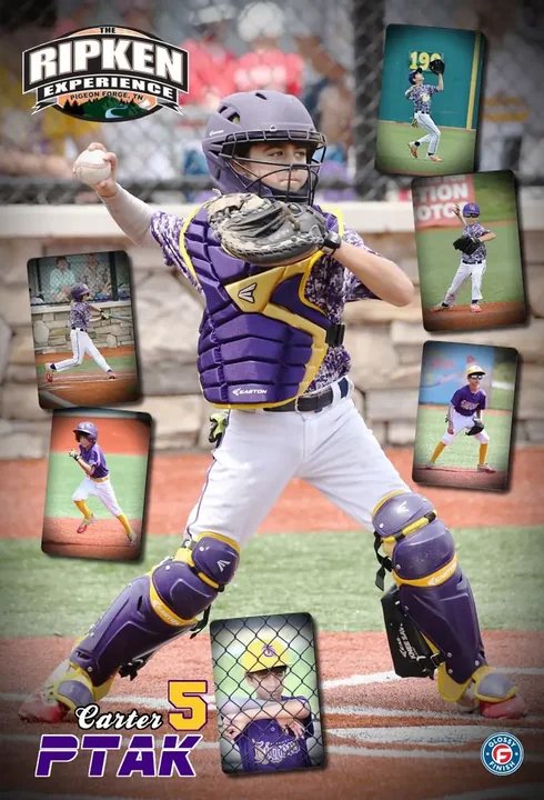 Custom player poster from The Ripken Experience