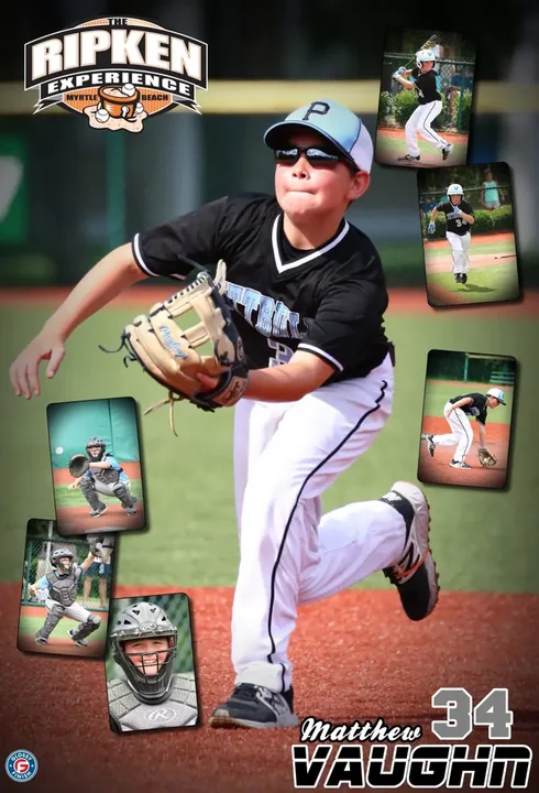 Custom player poster from The Ripken Experience