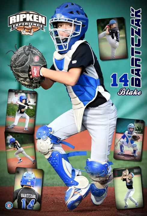 Custom player poster from The Ripken Experience