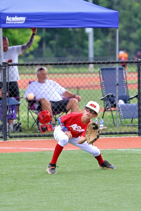 Youth baseball action photography at The Ripken Experience