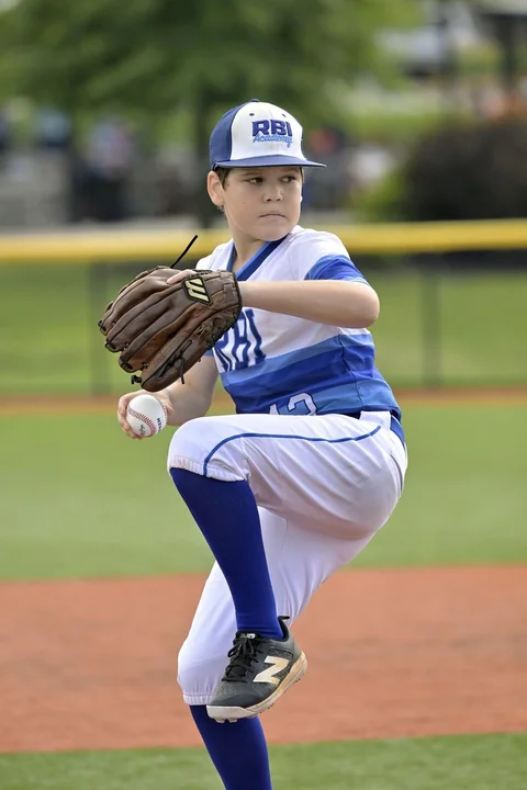 Youth baseball action photography at The Ripken Experience