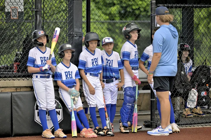 Youth baseball action photography at The Ripken Experience